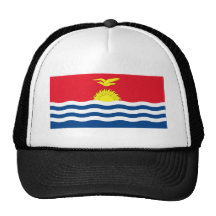 Kiribati Flag Trucker Hats