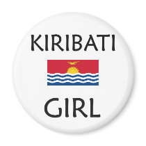 KIRIBATI GIRL magnets by flagshirt KIRIBATI GIRL magnets