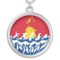 Kiribati Gnarly Flag Pendant