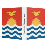 Kiribati High quality Flag 3 Ring Binder