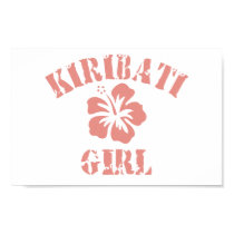 Kiribati Pink Girl posters