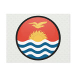 Kiribati quality Flag Circle Postcards