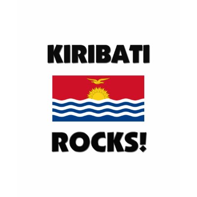 Kiribati Rocks T-shirt by flagshirt