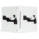 Kiribati Trendy Peace Sign with Kiribati map Binder