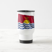 Kiribati Waving Flag Coffee Mugs