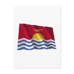 Kiribati Waving Flag Postcard