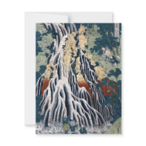 Kirifuri Falls at Mount Kurokami in Shimotsuke Personalized Invites