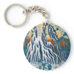 Kirifuri Waterfall at Mount Kurokami in Shimosuke Keychains