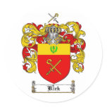 KIRK FAMILY CREST -  KIRK COAT OF ARMS stickers