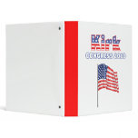 Kirk Patriotic American Flag 2010 Elections binders