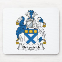 Kirkpatrick Family Crest Mouse Pads
