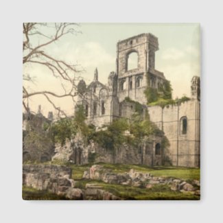 Kirkstall Abbey, Leeds, Yorkshire, England magnet