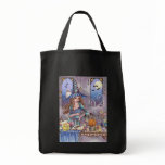 Kirra - Witch, Cat and Owl Tote Bag