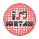 Kirtan fan refrigerator magnets
