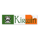 Kirwin Coat of Arms Bumper Sticker