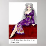 Kisa in Kimono posters