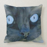 Kismet the Ragdoll Cat Throw Pillow
