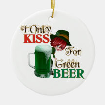 Kiss 4 Beer - St Patrick's Ornament