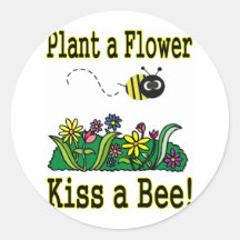Kiss a Bee Sticker