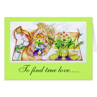 Kiss A Frog Card