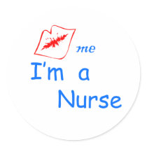Kiss a Nurse stickers by occupationalgifts Kiss a Nurse stickers