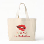 Kiss Barbadian Tote Bags