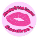 Kiss Breast Cancer Goodbye stickers
