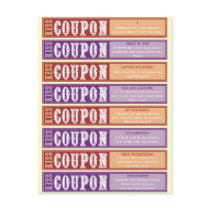 Kiss Coupons Postcards