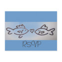 kiss fish RSVP card postcards by ginnygrace84 kiss fish RSVP card postcards