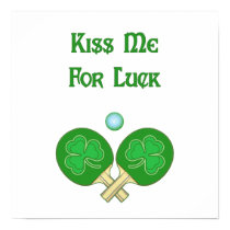 Kiss for Luck Ping Pong Posters
