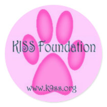KISS Foundation ~ Sticker (large)