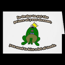Kiss Frogs Break up Card