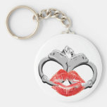 Kiss & handcuffs keychain