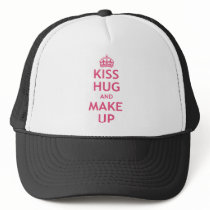 Kiss Hug and Make Up Mesh Hats