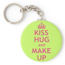 Kiss Hug and Make Up Key Chains