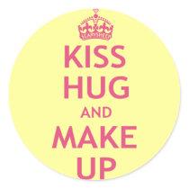 Kiss Hug and Make Up Sticker