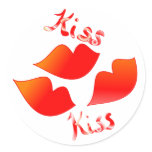 Kiss Kiss Sticker