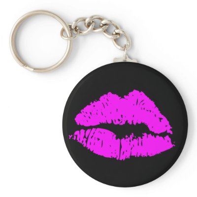 Kiss Lips Key Chain