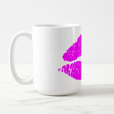 Kiss Lips Coffee Mugs