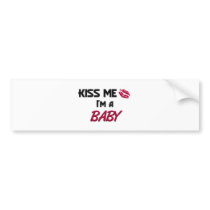 Kiss Me Baby bumper stickers