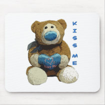 KISS ME BEAR mousepads