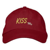 KISS Me - Embroidered Hat embroidered hats by OutOfLimits KISS Me - Embroidered Hat embroidered hats