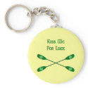 Kiss Me For Luck Kayak Key Chains