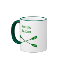 Kiss Me For Luck Kayak Mug