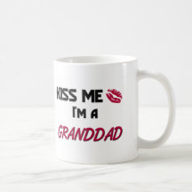 Kiss Me Granddad Mugs