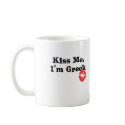 Kiss Me I'm Greek mugs