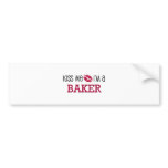 Kiss Me I'm a BAKER Bumper Sticker
