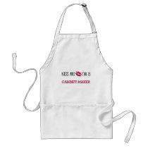 Kiss Me I'm a CABINET MAKER aprons