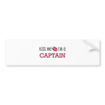 Kiss Me I'm a CAPTAIN bumper stickers