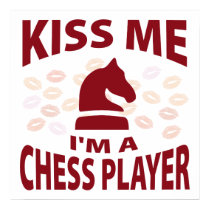 Kiss Me I'm A Chess Player posters